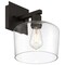 Access Lighting Port Nine Chardonnay, Chardonnay LED Wall Sconce, Matte Black Finish, Clear Glass 63144LEDDLP-MBL/CLR - alternate 5